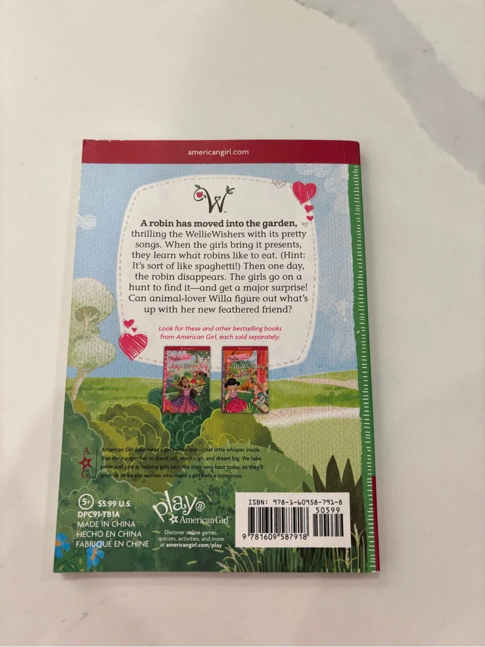 American Girl WellieWishers Storybook Pair - Green & Red Covers